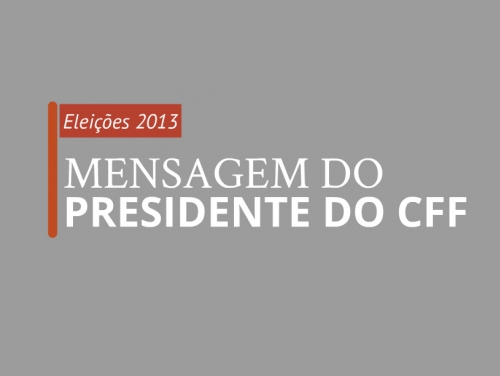 Mensagem do Presidente do CFF